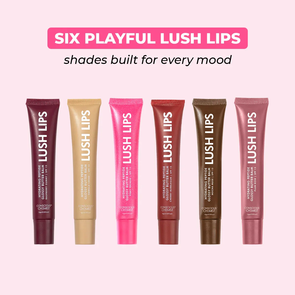 Glossy Peptide Lip Balm | Lush Lips - 15 Gms | Test - Image 7