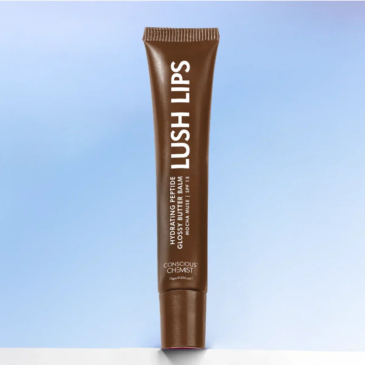 Glossy Peptide Lip Balm | Mocha Muse | Hydrates & Plumps | Lush Lips - 15 Gms | HP