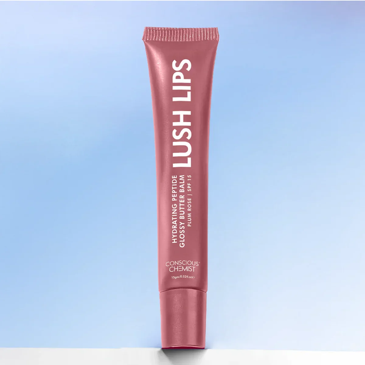 Glossy Peptide Lip Balm | Plum Rose | Hydrates & Plumps | Lush Lips - 15 Gms | HP
