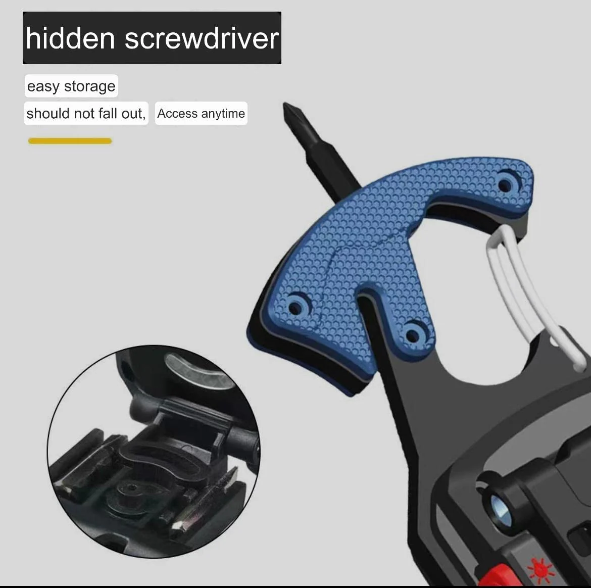 Glowbit: Ultimate 9-in-1 LED Keychain COB Light with Magnetic Base, Multi Tools & USB-C Charging - Image 8