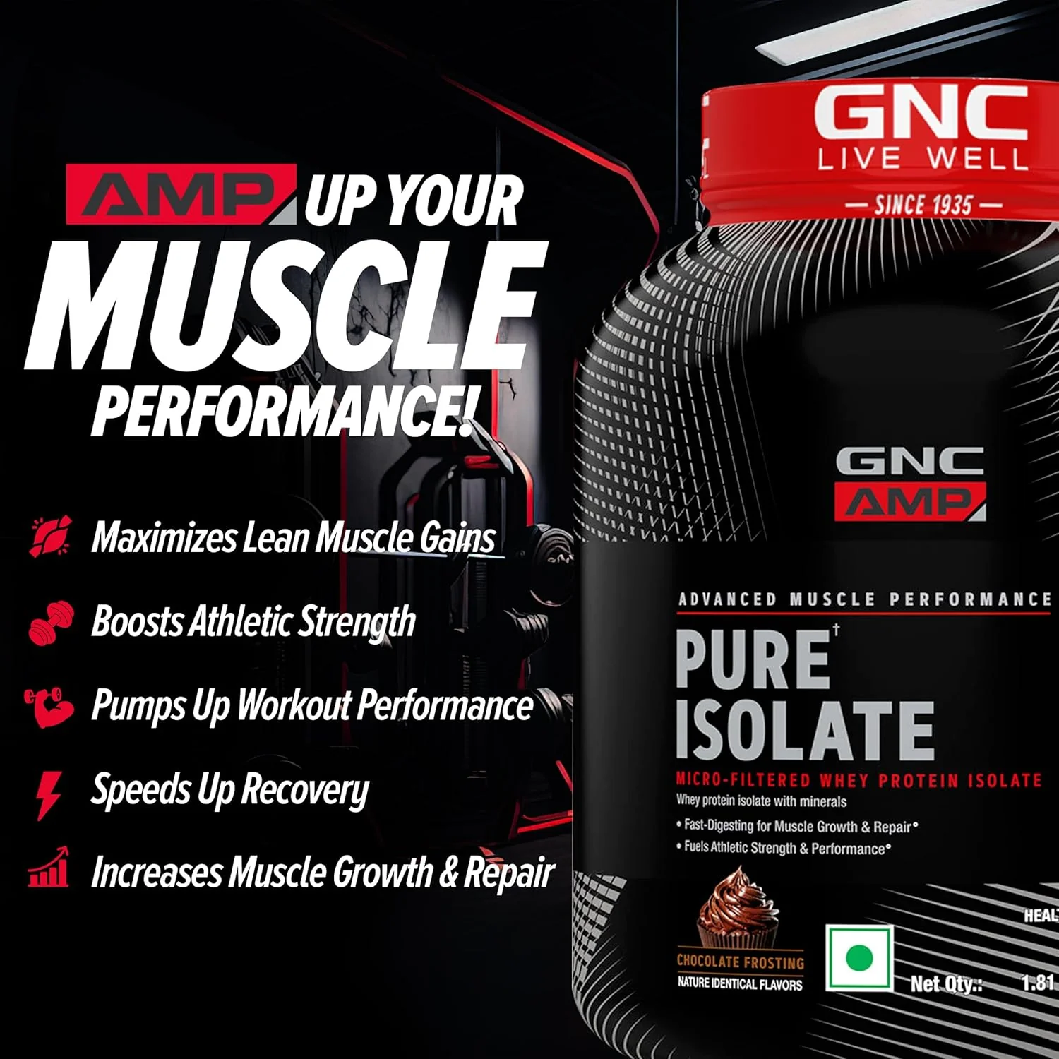 GNC Amp Pure Isolate Low Carb - Image 3