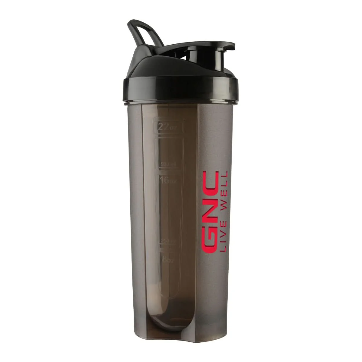GNC BPA-Free Plastic Shaker (Black) - 650ML - Image 3