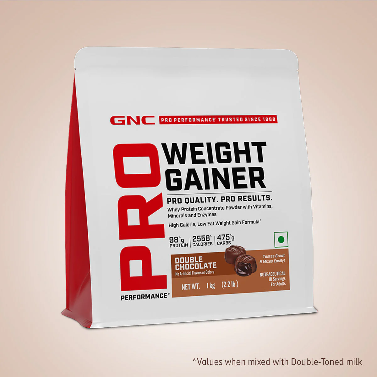 GNC PP WEIGHT GAINER Chocolate 1KG - Image 11