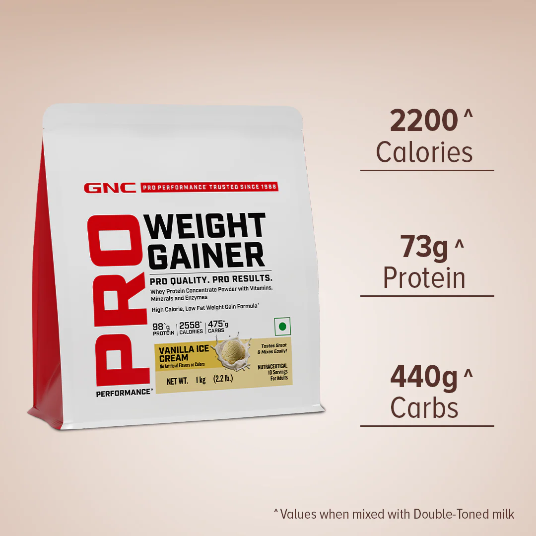 GNC PP WEIGHT GAINER VANILLA 1KG - Image 11