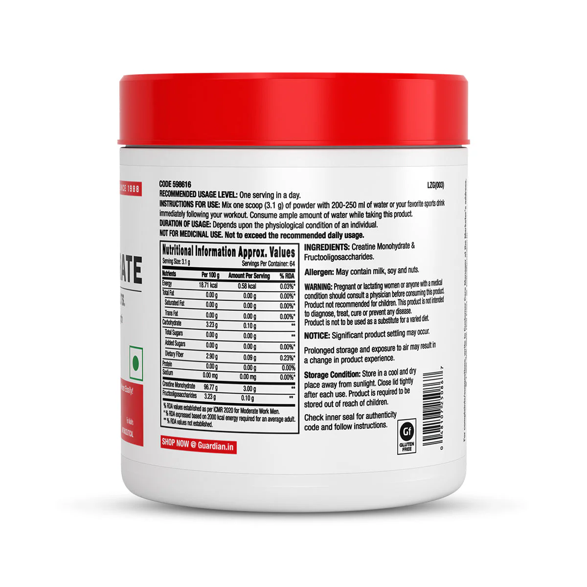 GNC Pro Performance 100% Whey Chocolate Fudge + Creatine Monohydrate Combo - Builds Lean Muscles | Promotes Faster Recovery | Boosts Athletic Performance | Hydrates Muscle Cells | 4lbs / 250gm Combo - Image 5