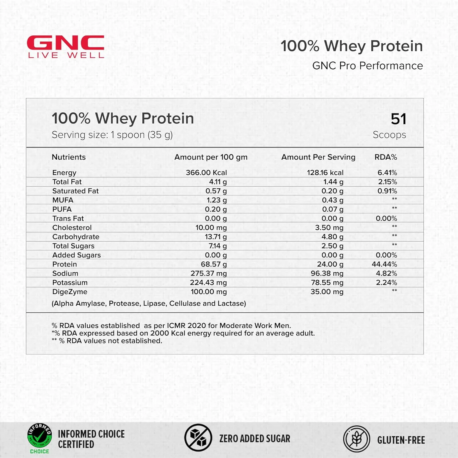 GNC Pro Performance 100% Whey Protein - Image 6