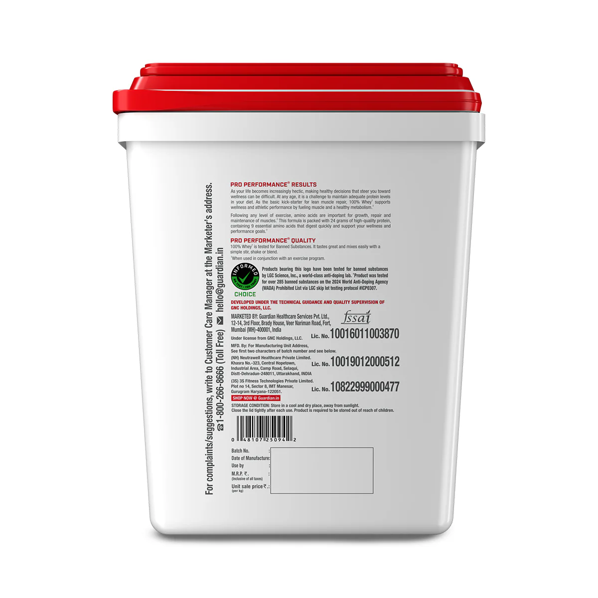 GNC Pro Performance 100% Whey Protein Powder | Boosts Strength & Endurance | Builds Lean Muscles | Fastens Muscle Recovery | Formulated In USA | 24g Protein | 5.5g BCAA | Chocolate Fudge | 5 lbs - Image 3