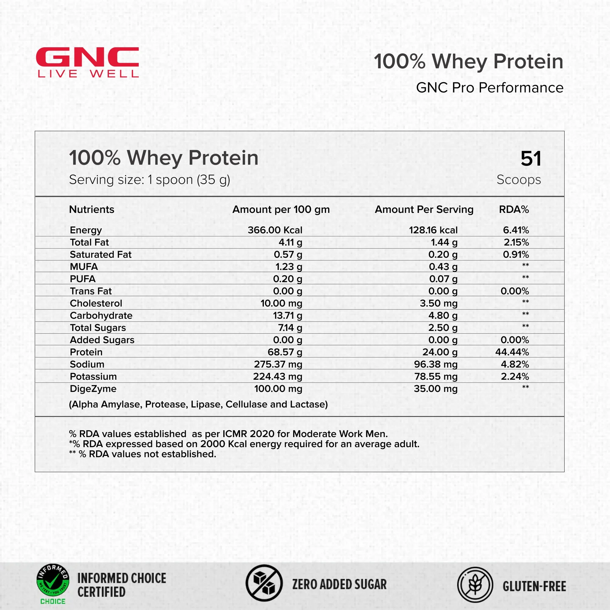 GNC Pro Performance 100% Whey Protein Powder & Steel Shaker (Café Mocha, 4 lbs with Steel Shaker) - Image 7