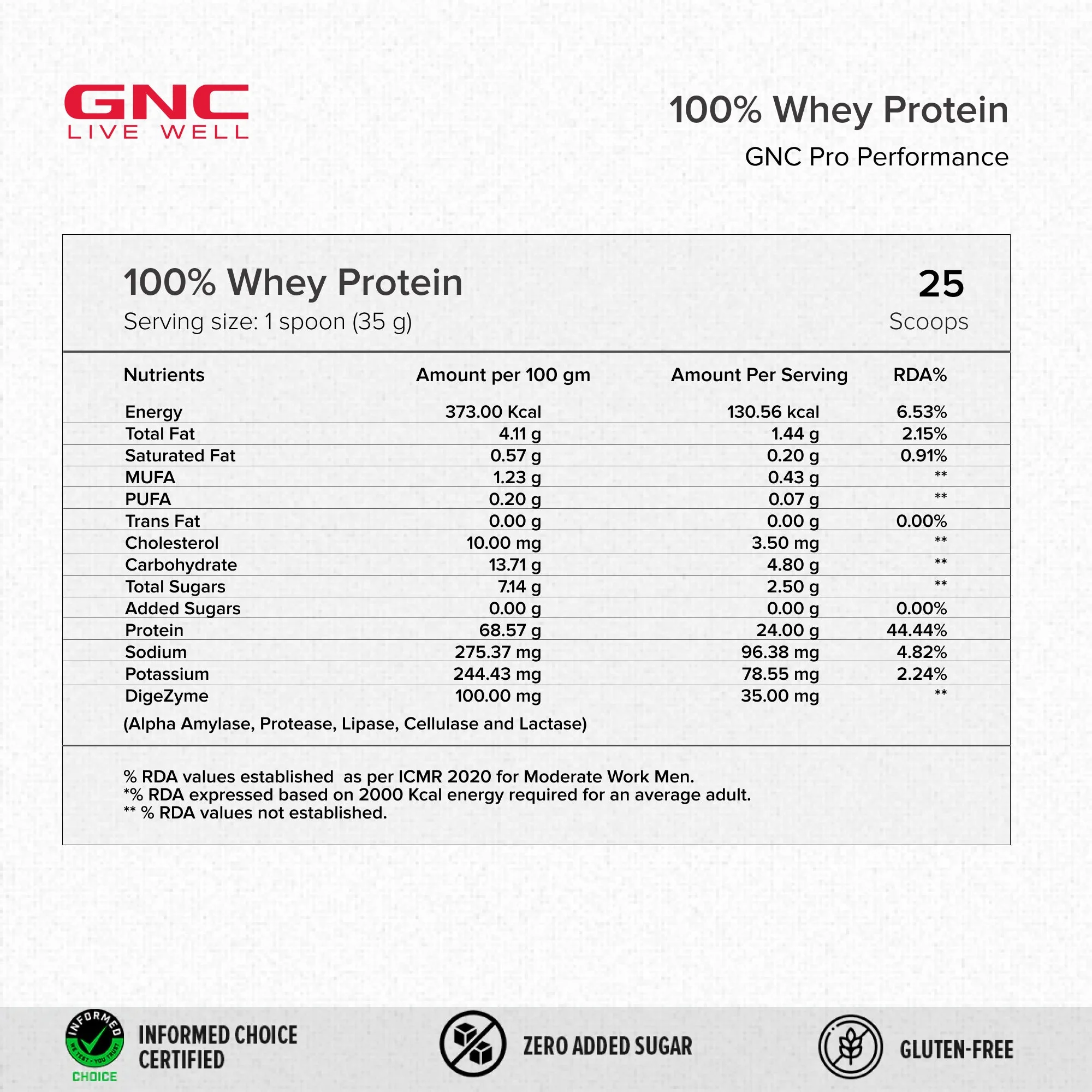 GNC Pro Performance 100% Whey Protein Powder & Steel Shaker (Cookie & Cream, 2 lbs with Steel Shaker) - Image 9