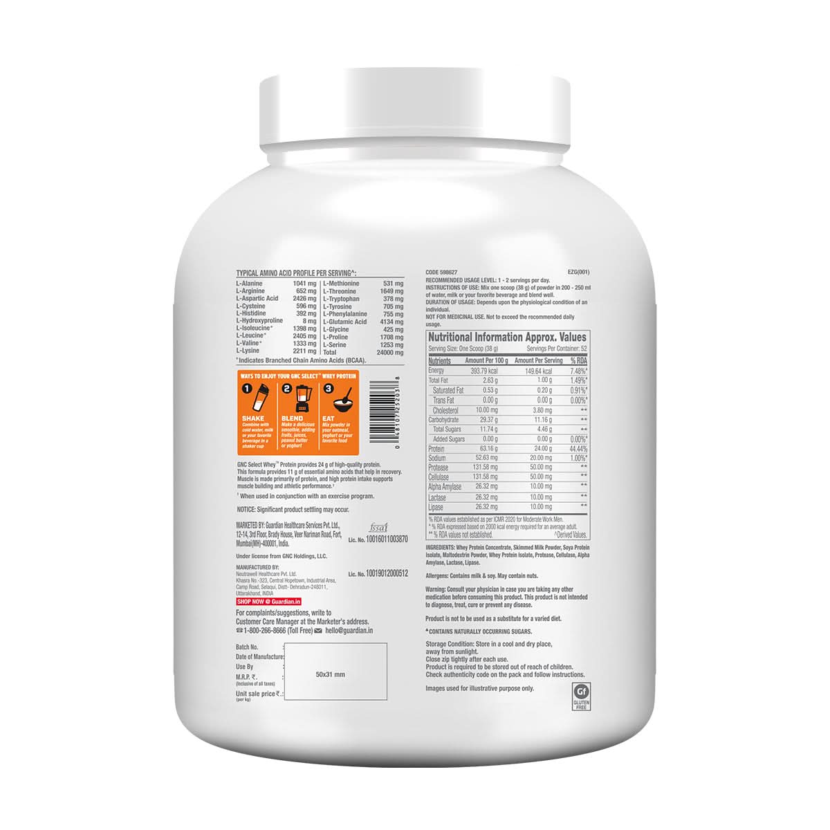 GNC Select Whey Protein - Image 45