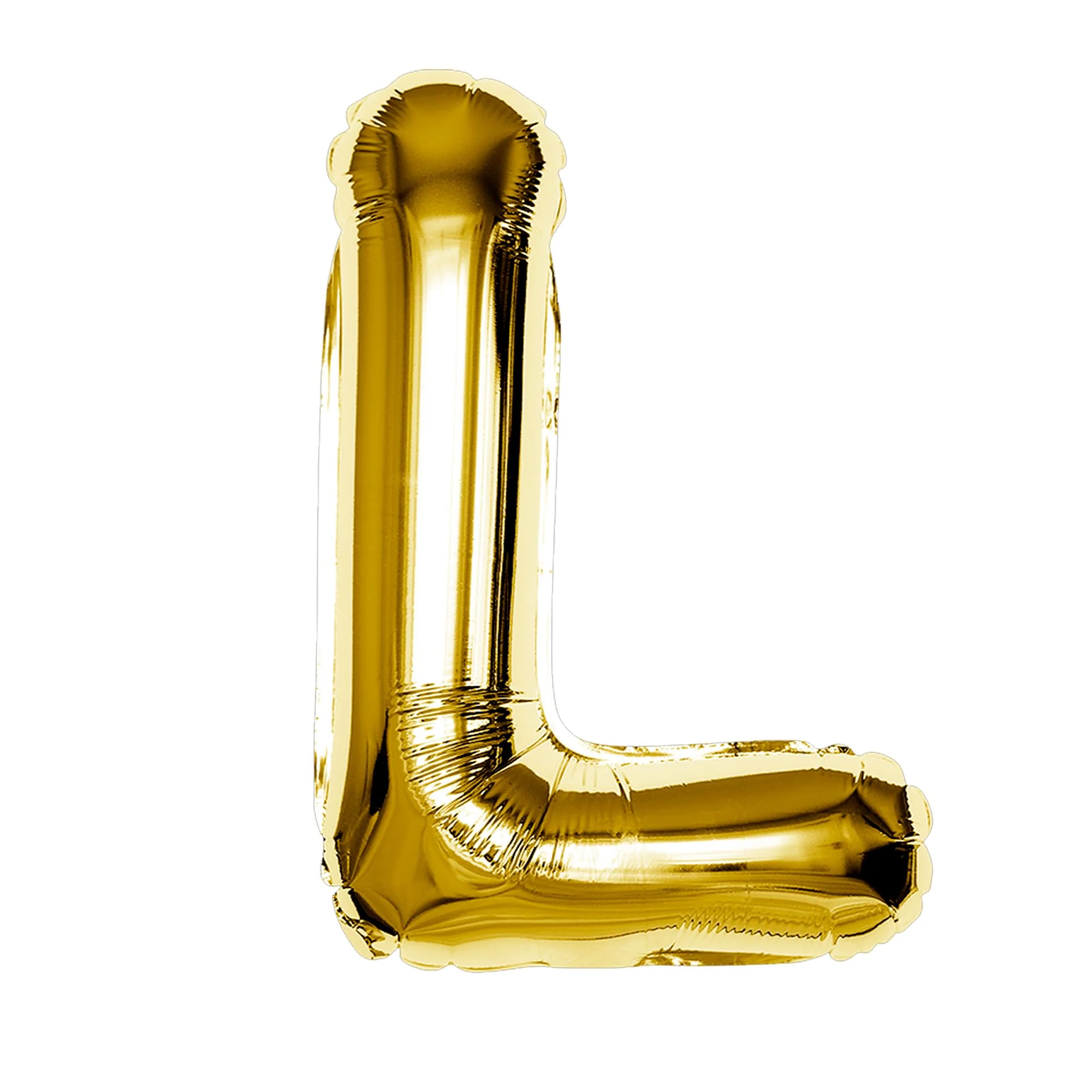 Gold L Letter Foil Balloon - Image 6