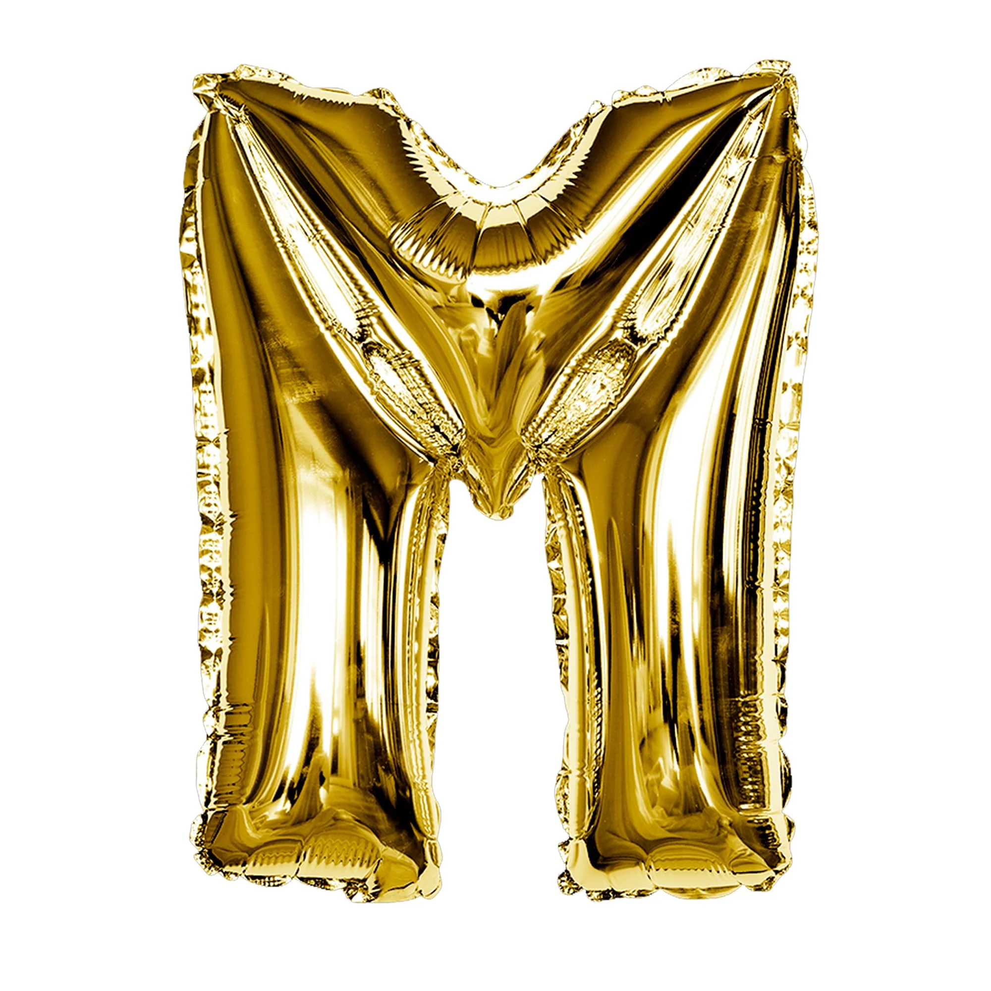 Gold M Letter Foil Balloon - Image 6