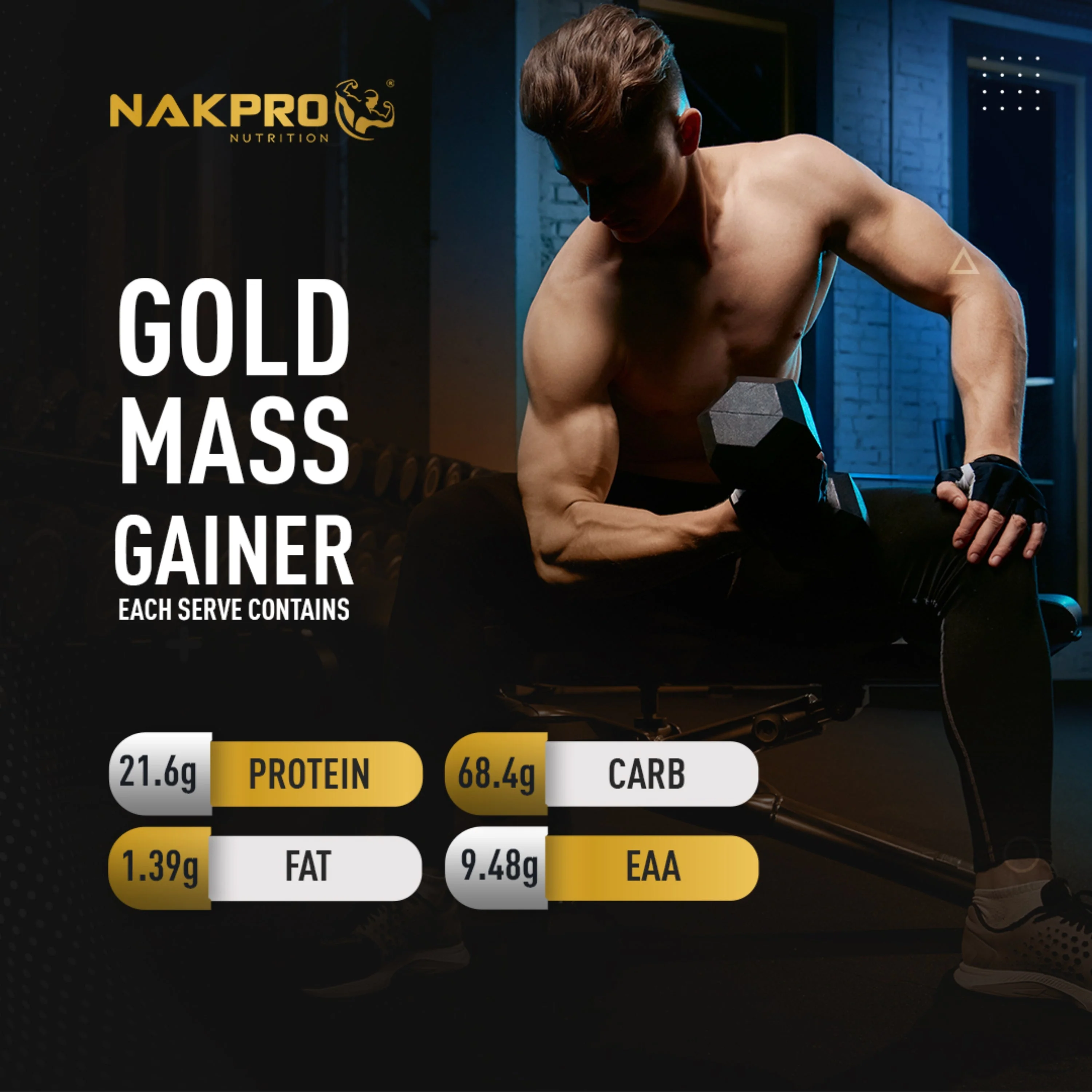 Gold Mass Gainer | High Protein Mass Gainer - Image 43