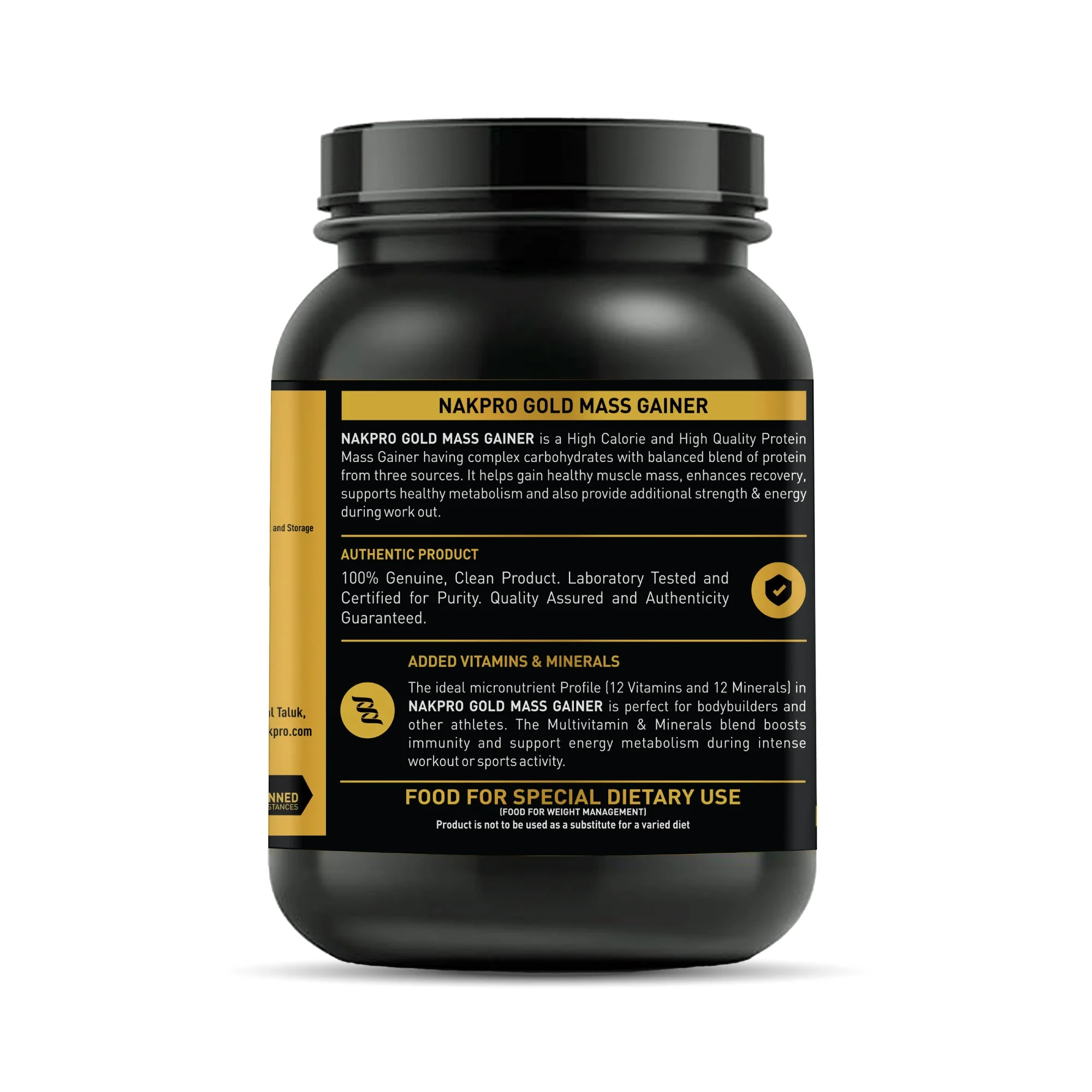 Gold Mass Gainer | High Protein Mass Gainer - Image 48