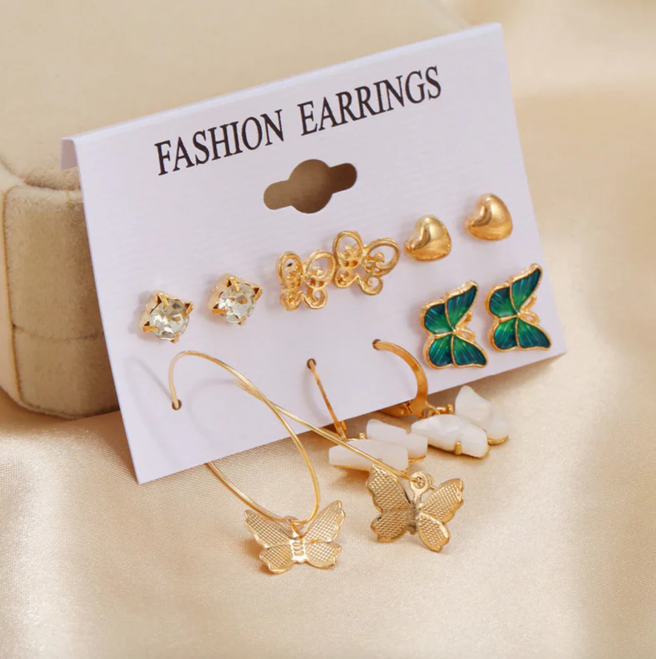 Gold Plated Earrings Combo Pack of 6 For Women - Image 4