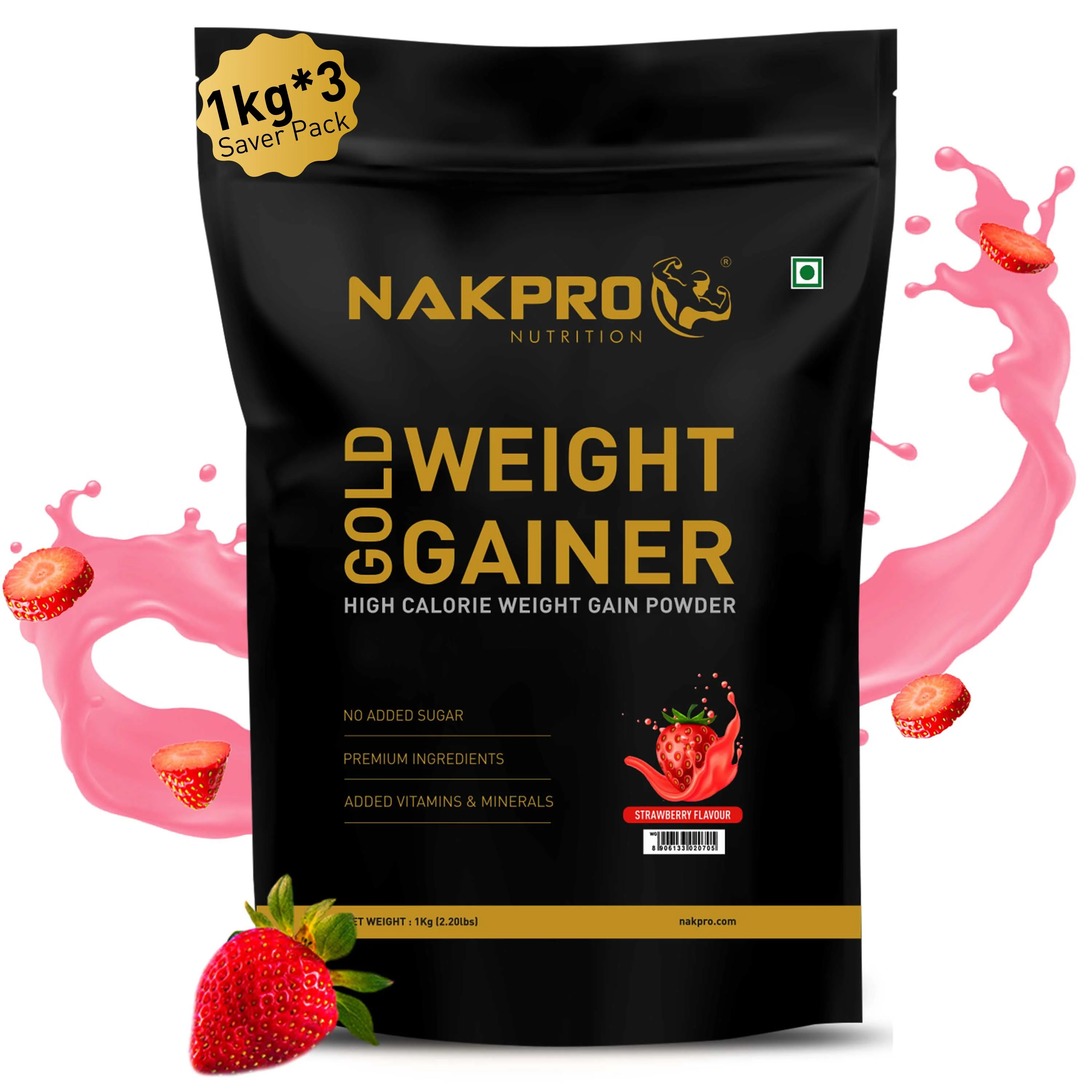 Gold Weight Gainer | High Calorie Weight Gain Powder - Image 116