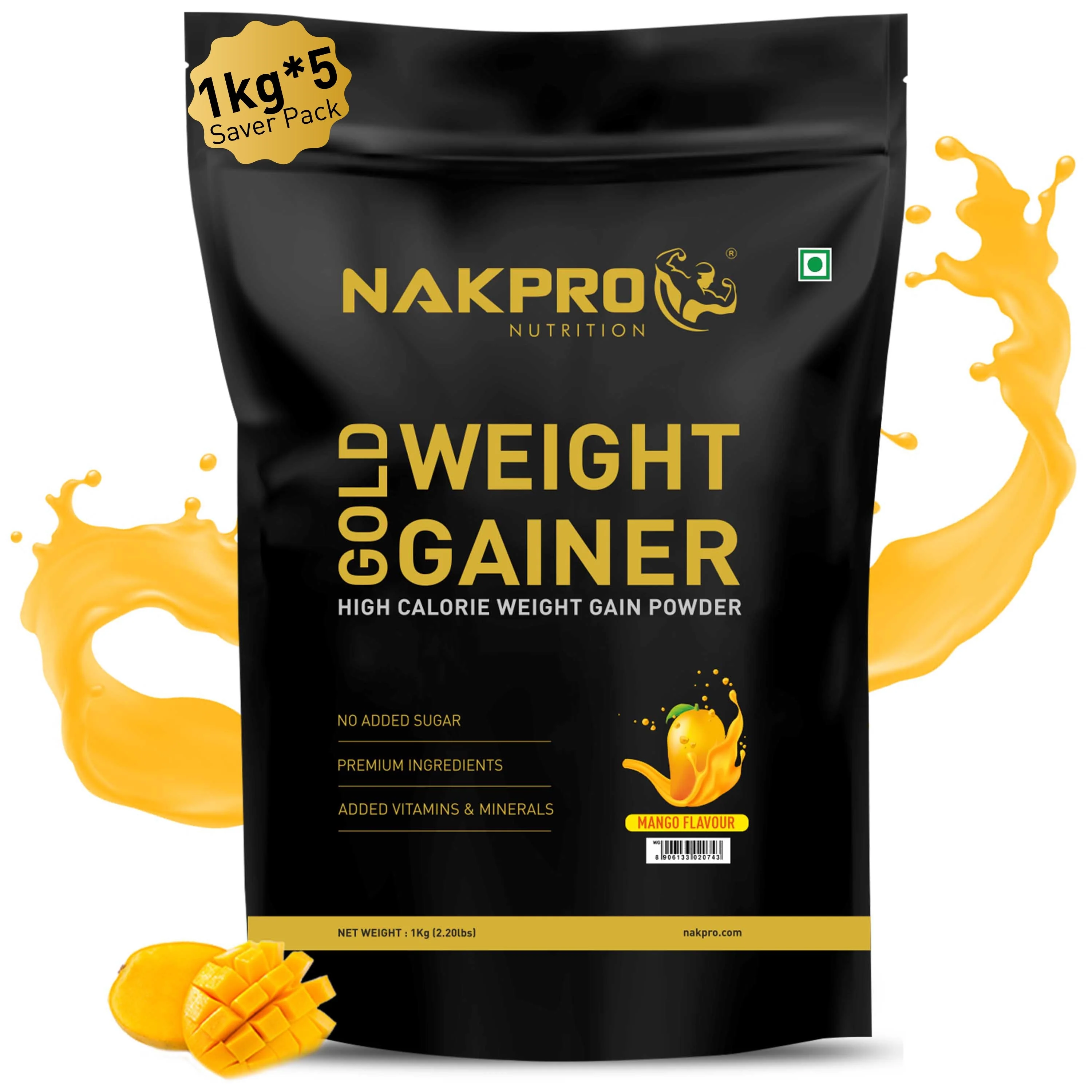 Gold Weight Gainer | High Calorie Weight Gain Powder - Image 127