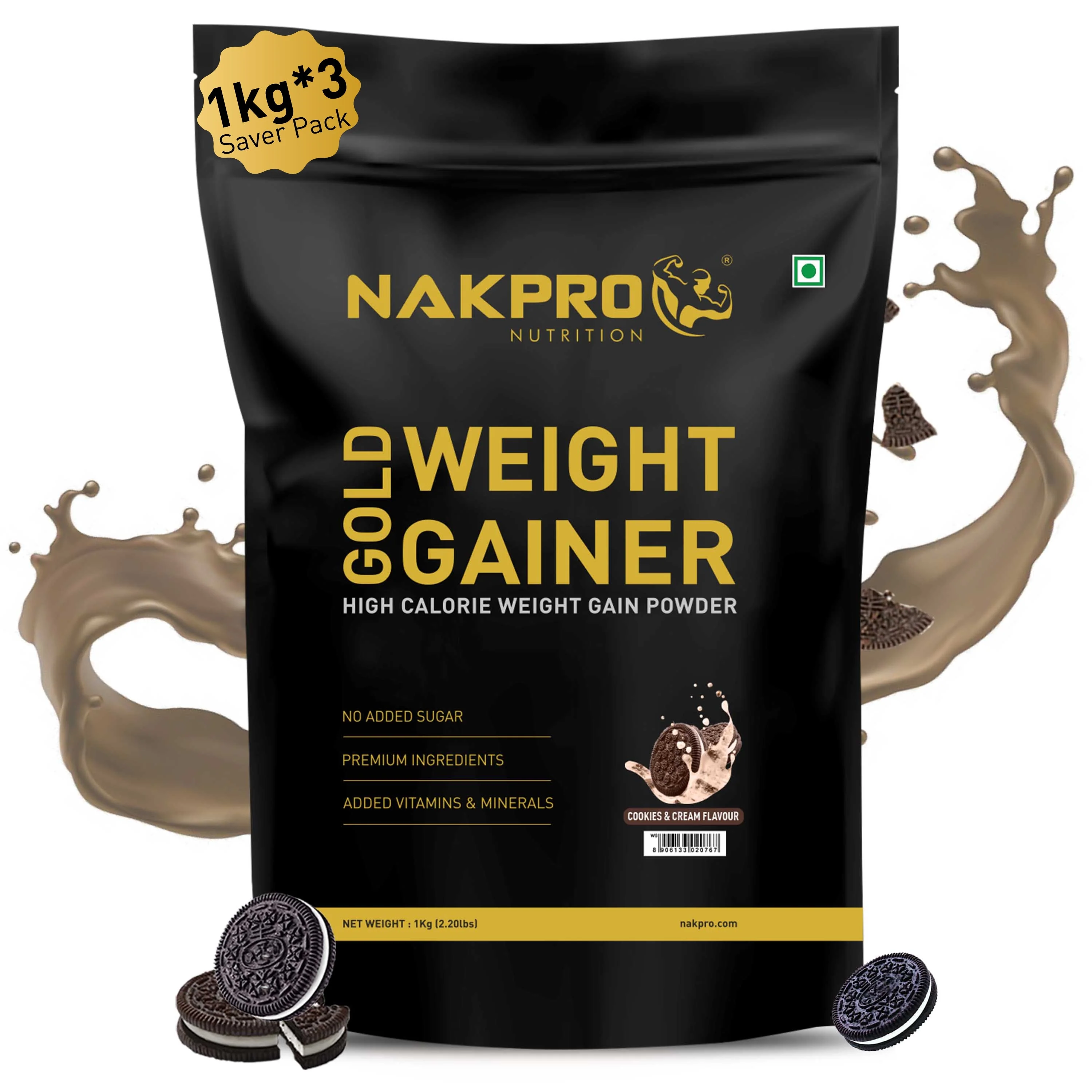 Gold Weight Gainer | High Calorie Weight Gain Powder - Image 162