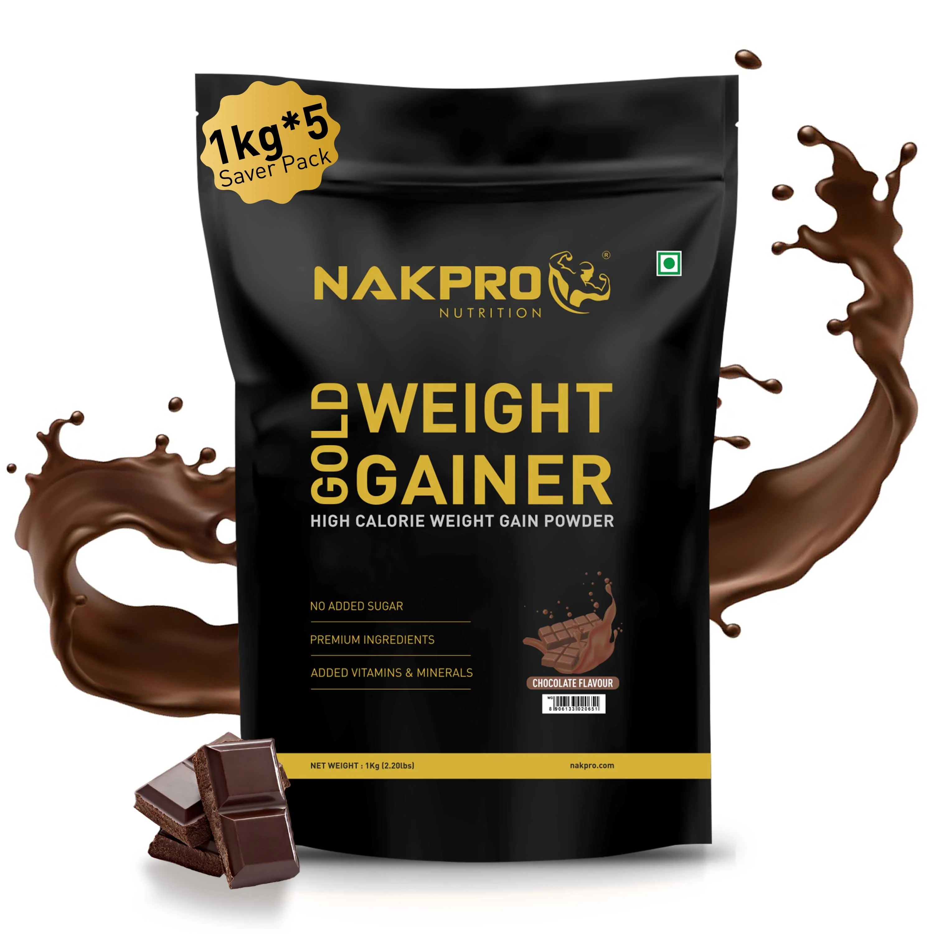 Gold Weight Gainer | High Calorie Weight Gain Powder - Image 163