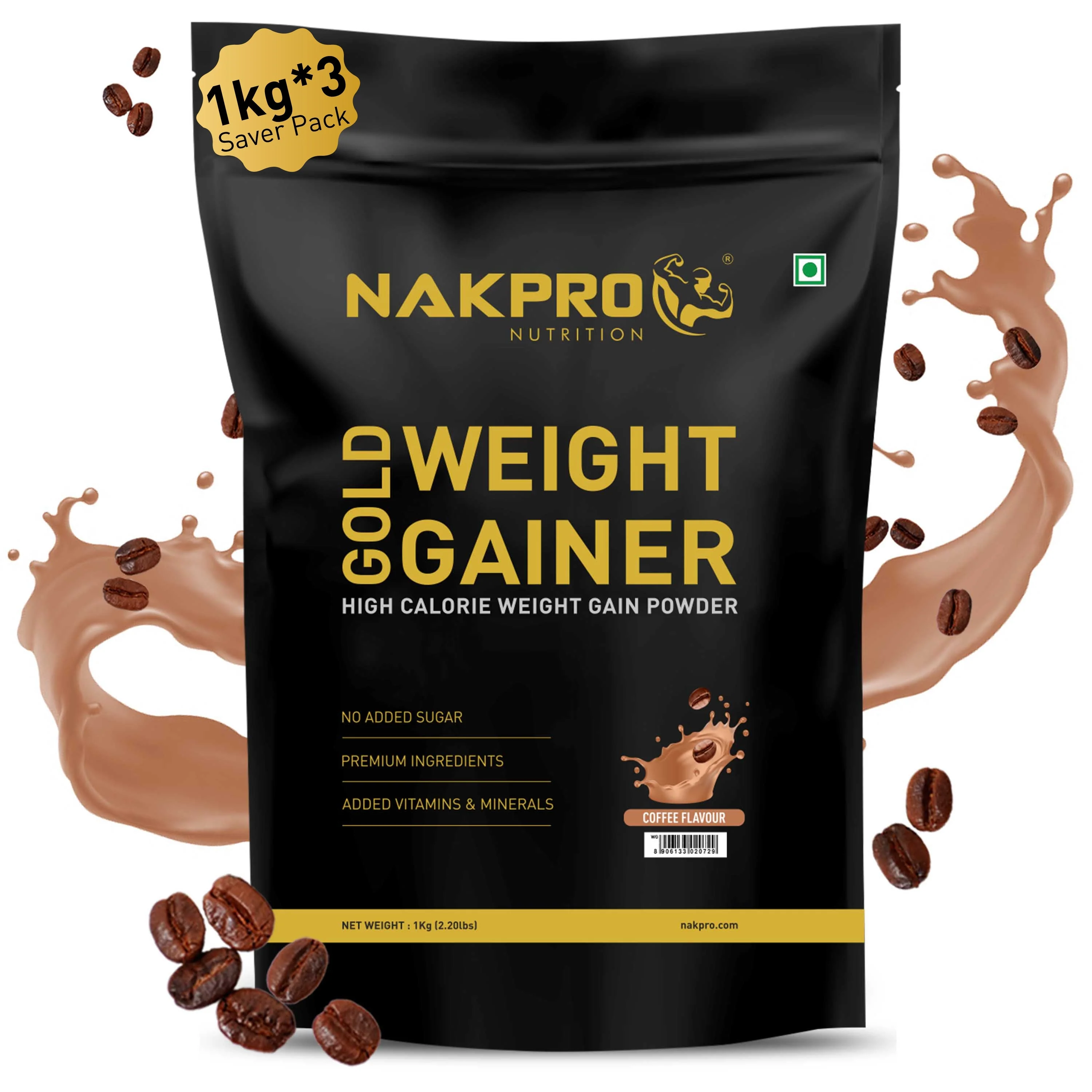 Gold Weight Gainer | High Calorie Weight Gain Powder - Image 28