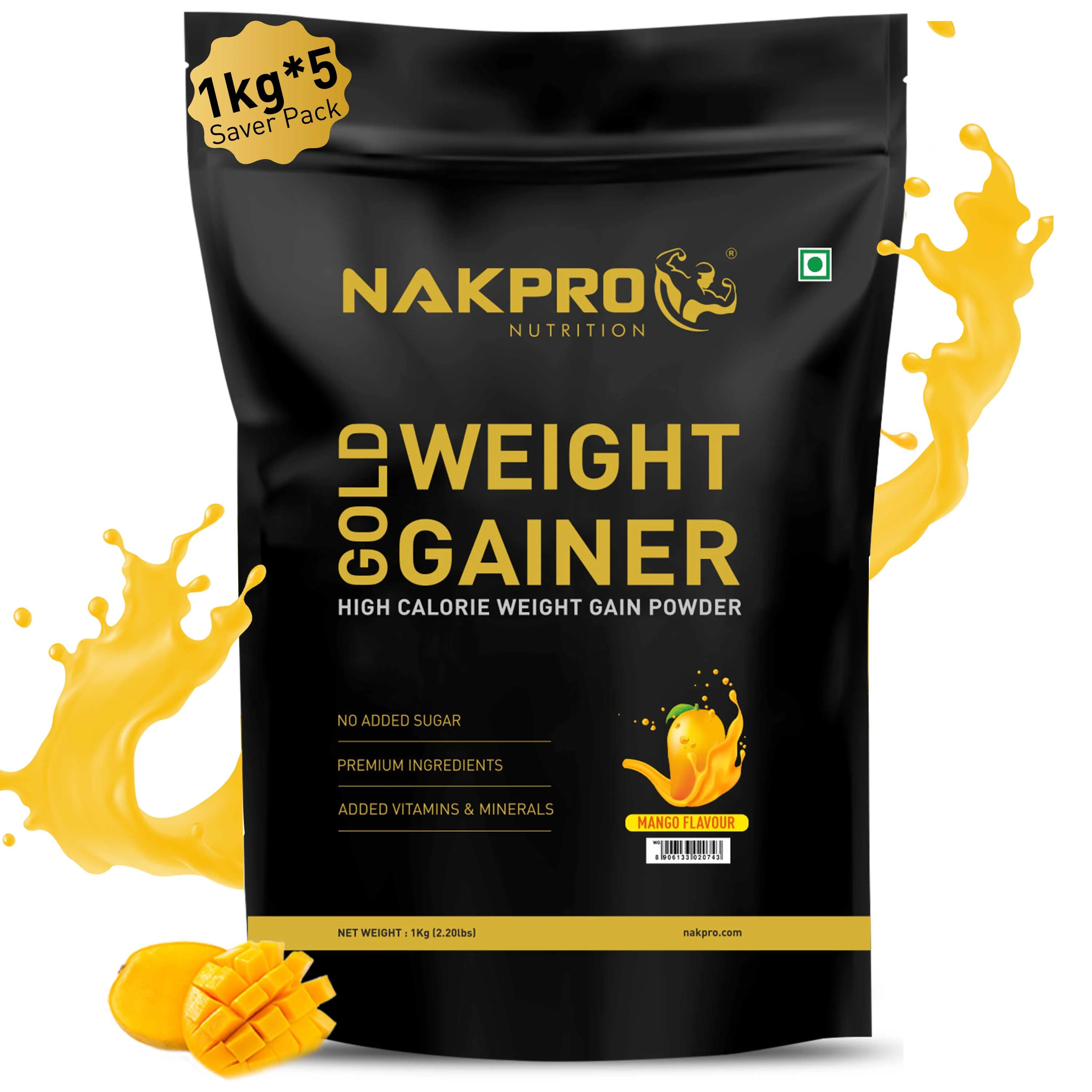 Gold Weight Gainer | High Calorie Weight Gain Powder - Image 97