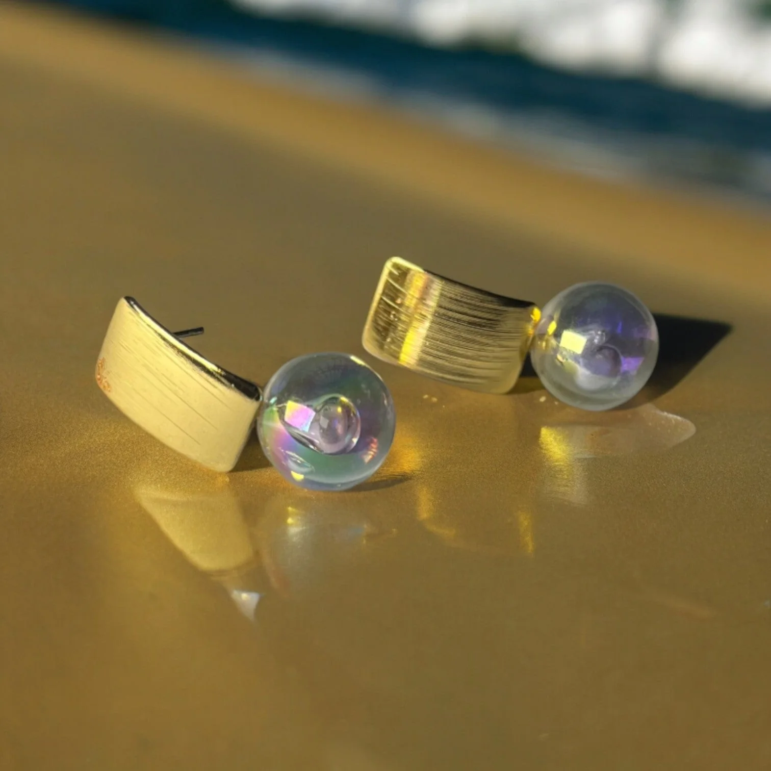 Golden Aurora Drops Earring — Buy Any 5 for Rs. 599 - Image 2