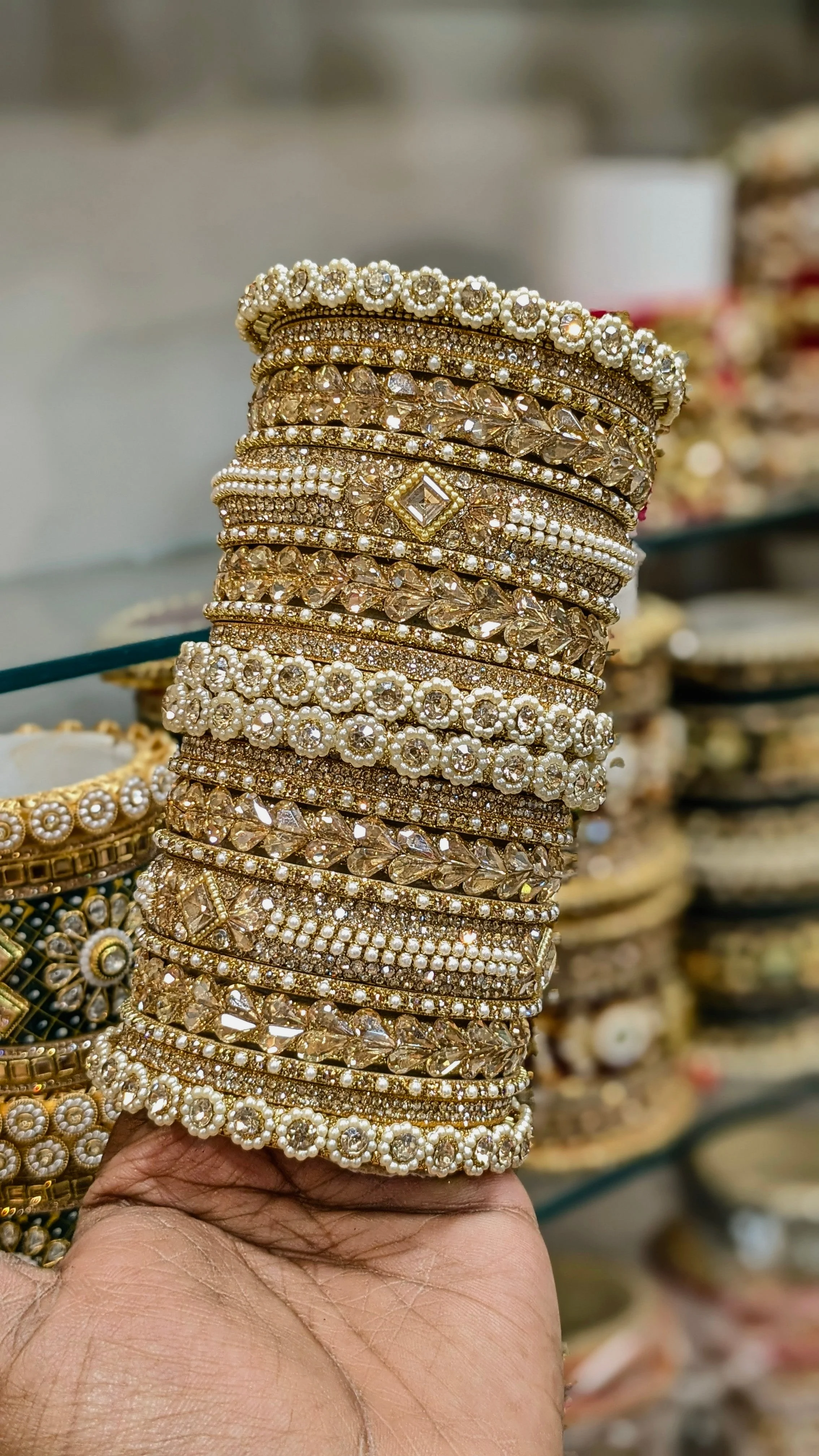 Golden bangles set - Image 4
