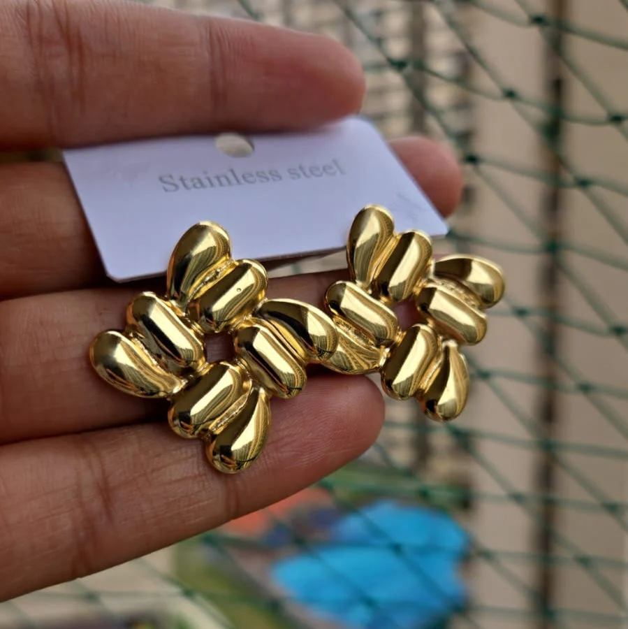 Golden Blossom Studs - Image 4