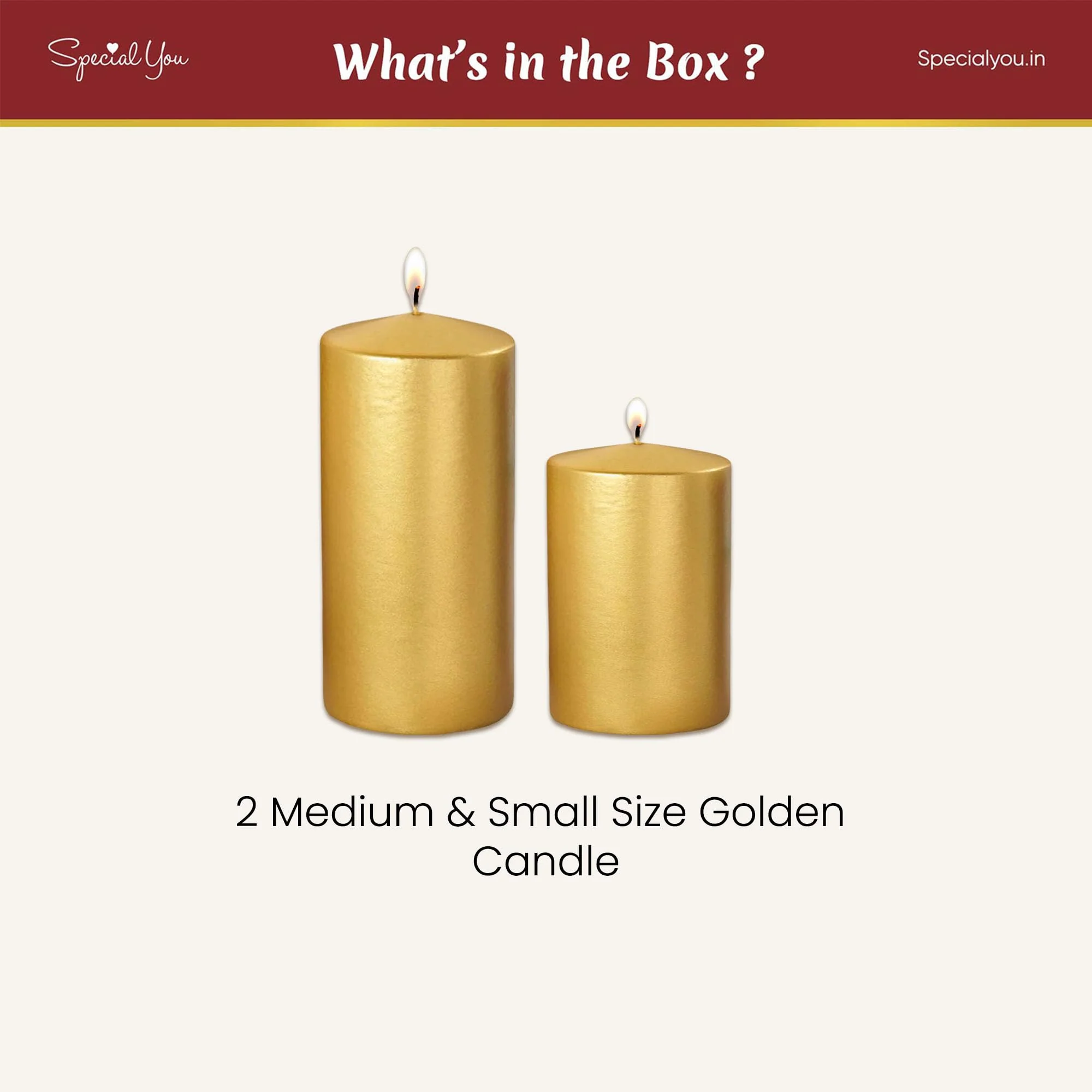 Golden Candles Set for Gifting - Image 5