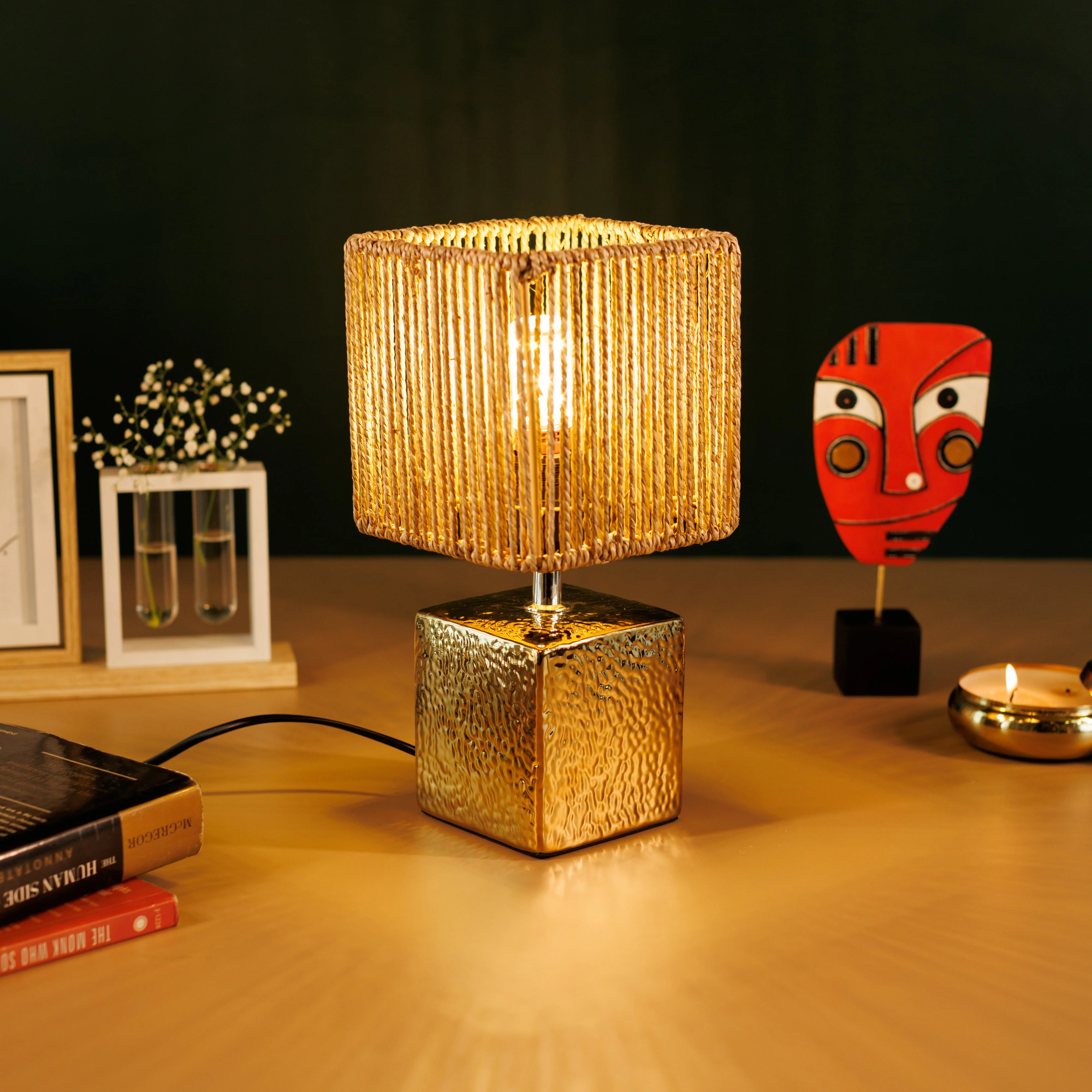 Golden Cermaic  Luxury Table Lamps - Image 2