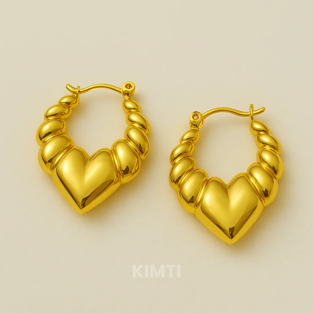 Golden Hoops Anti Tarnish Earring