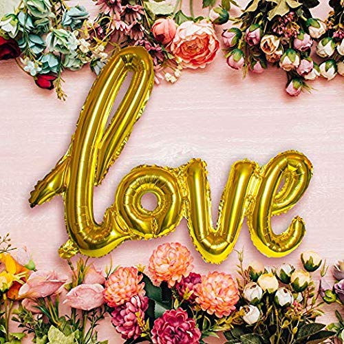 Golden Love Alphabet Foil Balloon - Image 4