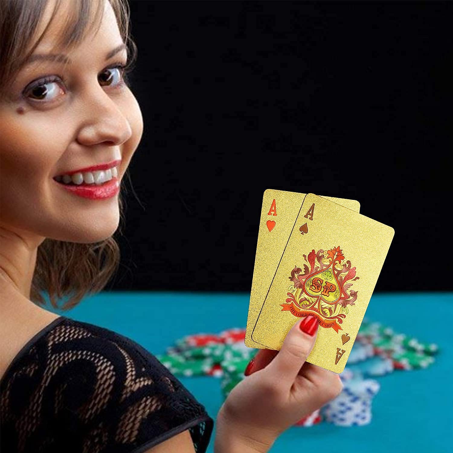 GoldFlex: Waterproof Gold Playing Cards with Flexible PVC Design for Poker, Party Games & Durable Play - Image 11