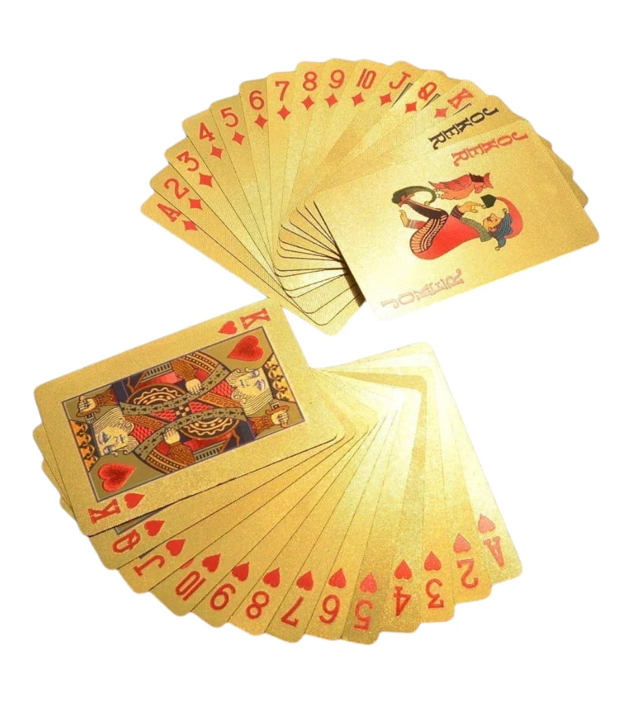 GoldFlex: Waterproof Gold Playing Cards with Flexible PVC Design for Poker, Party Games & Durable Play - Image 12