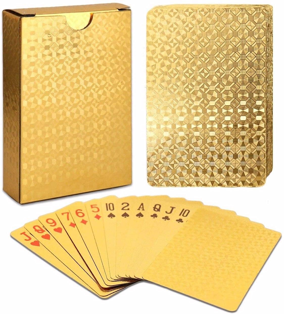 GoldFlex: Waterproof Gold Playing Cards with Flexible PVC Design for Poker, Party Games & Durable Play - Image 7