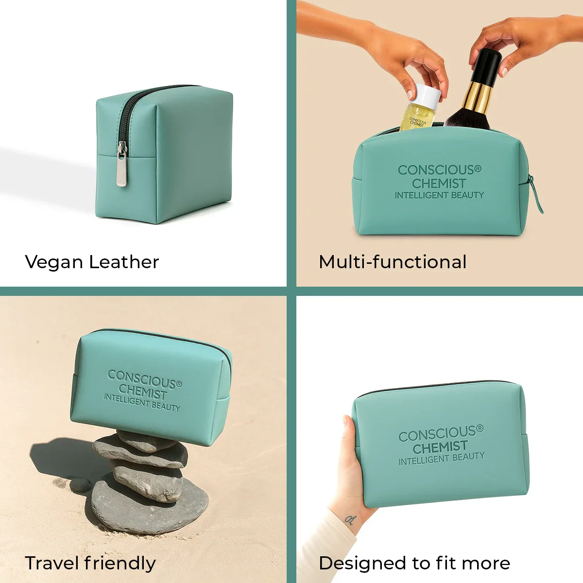 Good-To-Go Travel Pouch | Faux Leather | Flash Sale - Image 4