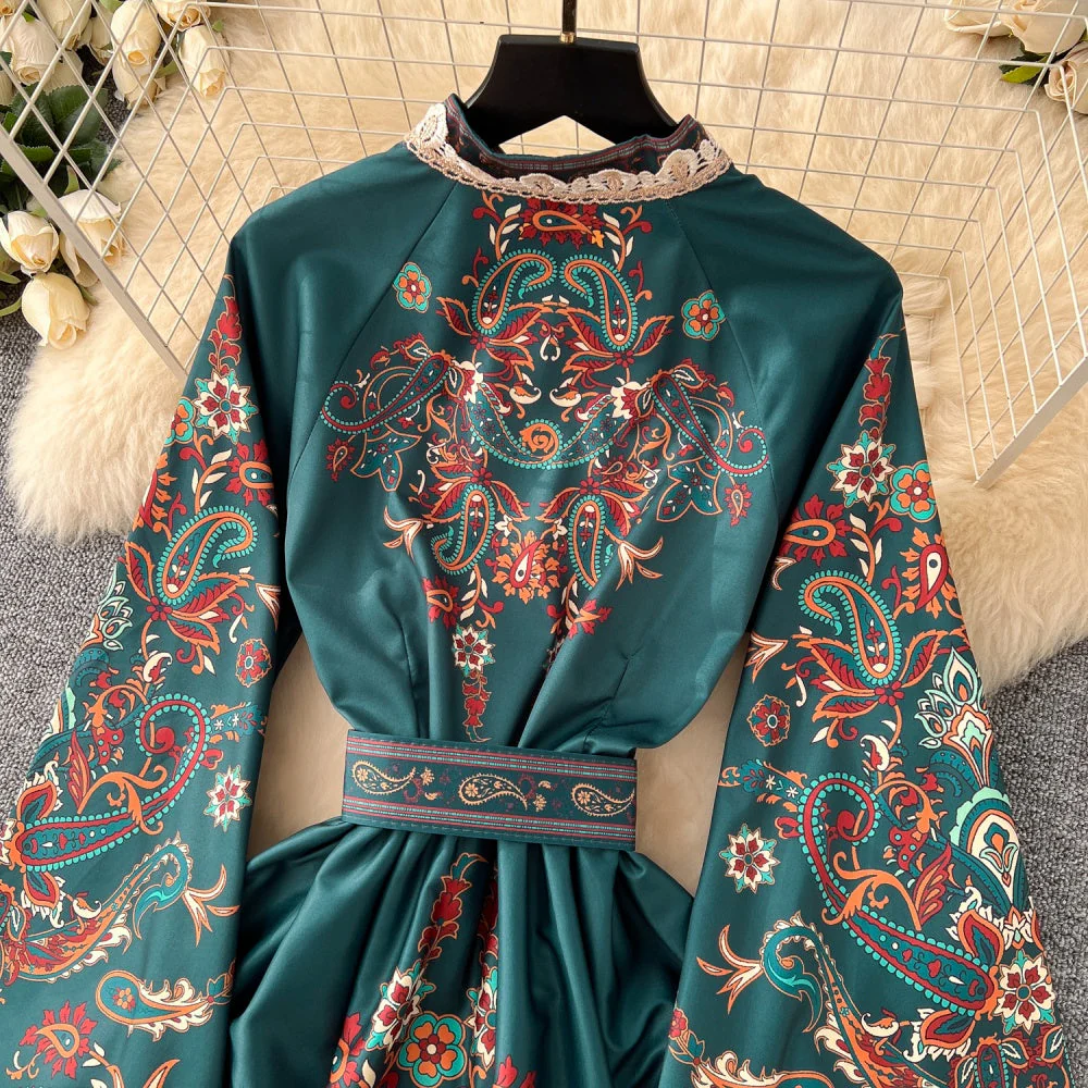 Grace Paisly Print Maxi Dress - Image 7
