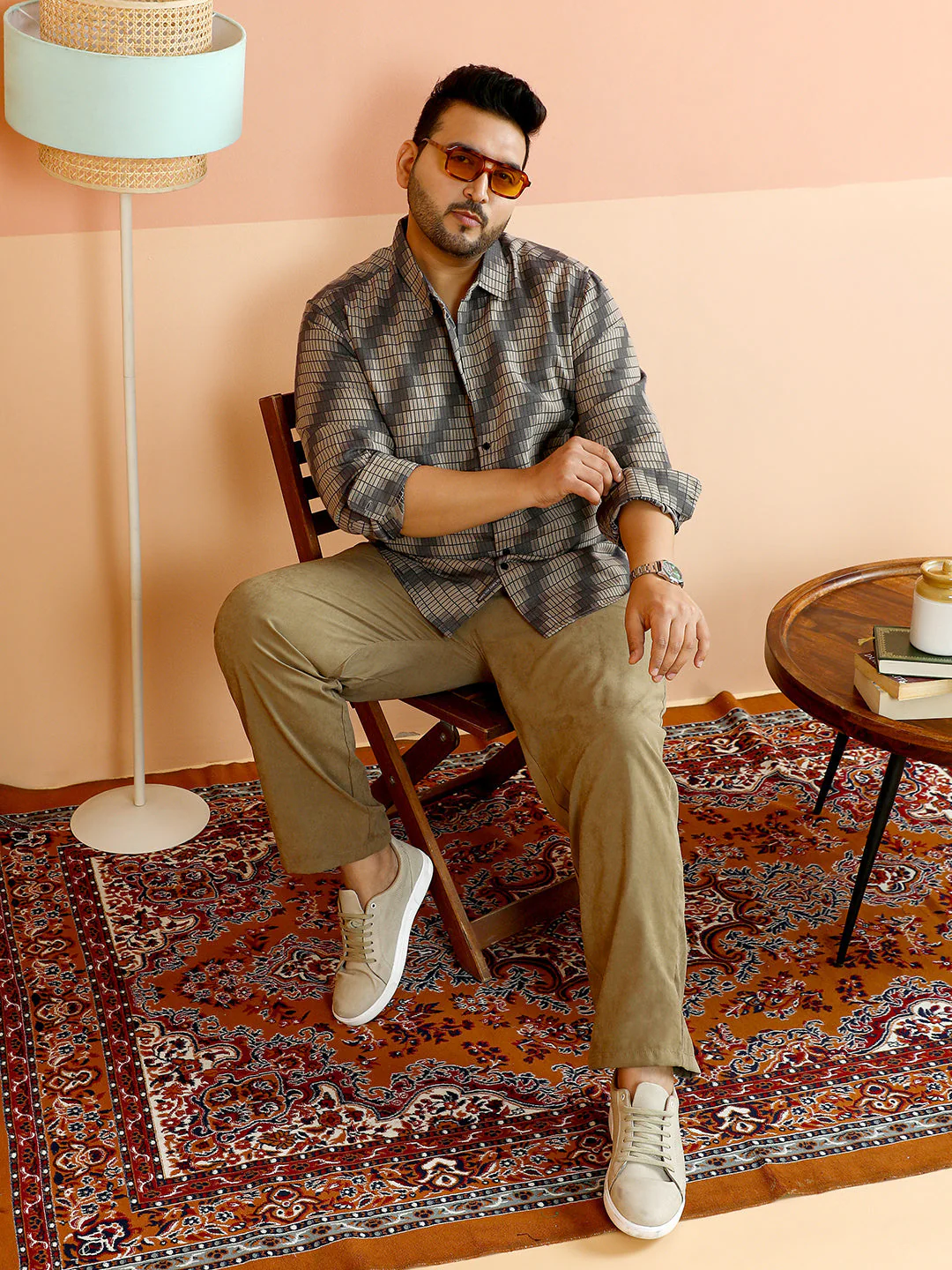 Gradient-Slant Woven Shirt - Image 6