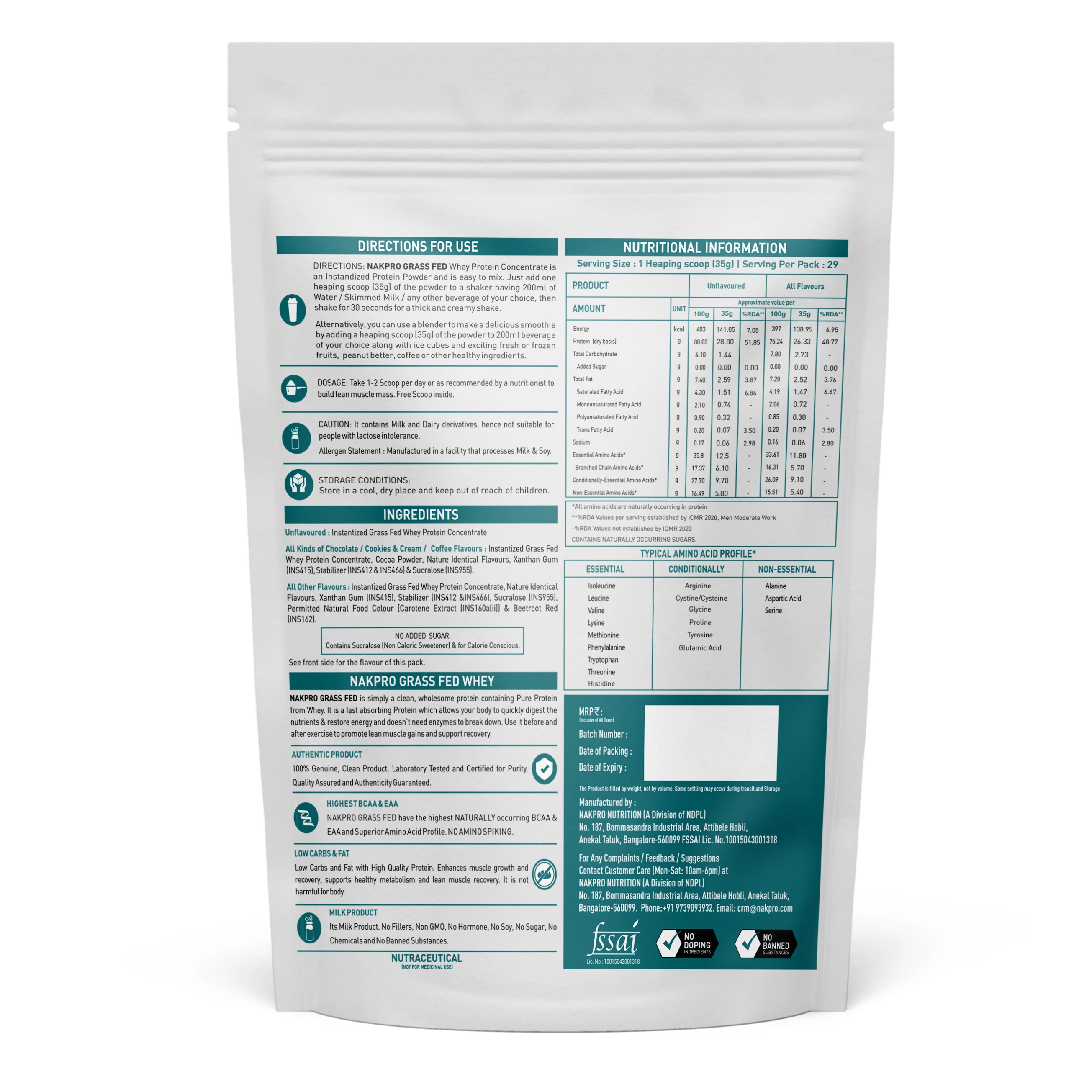 Grass Fed Whey Protein Concentrate - Image 26