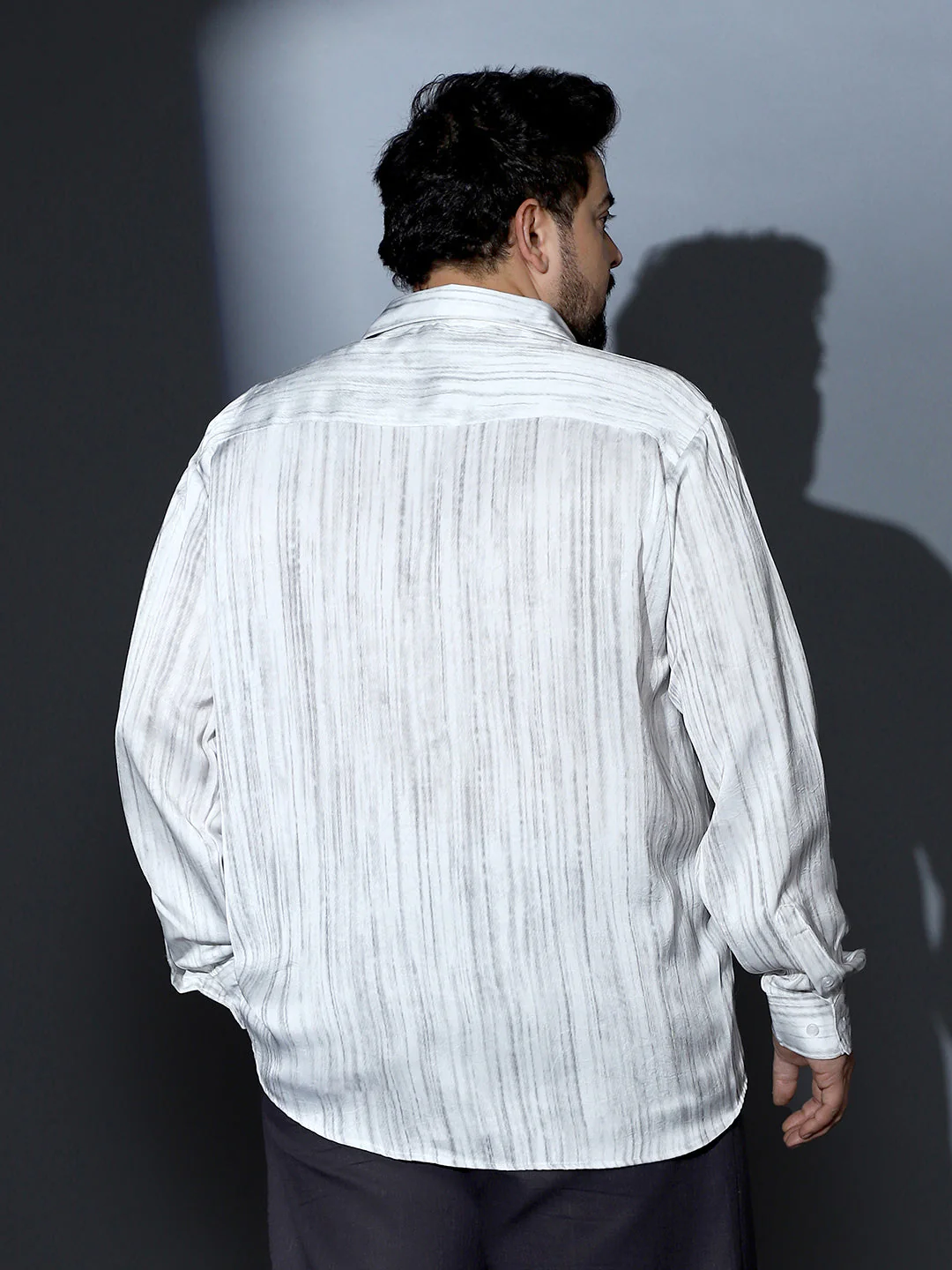 Grazed-Imprint Textured Shirt - Image 4