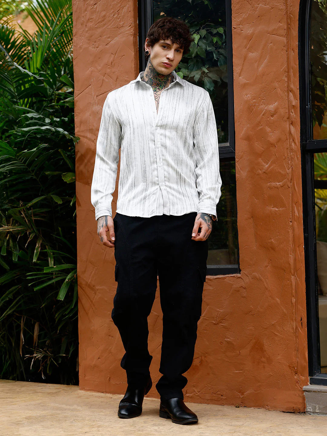 Grazed-Textured Shirt - Image 5