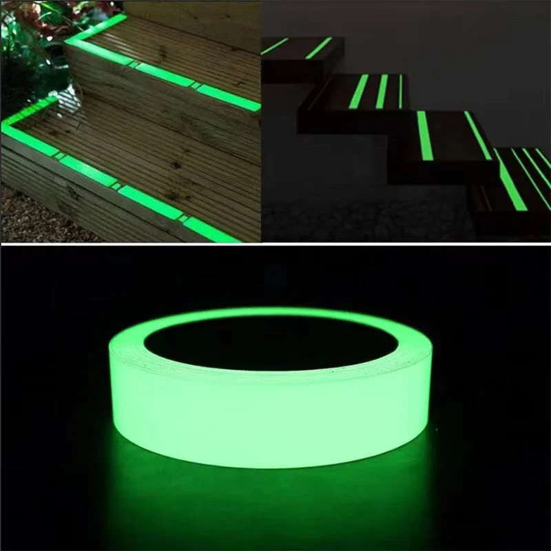 Green Neon Luminous Waterproof Tape For Party Decor, Safety, Glow Stair 1pc - Image 2