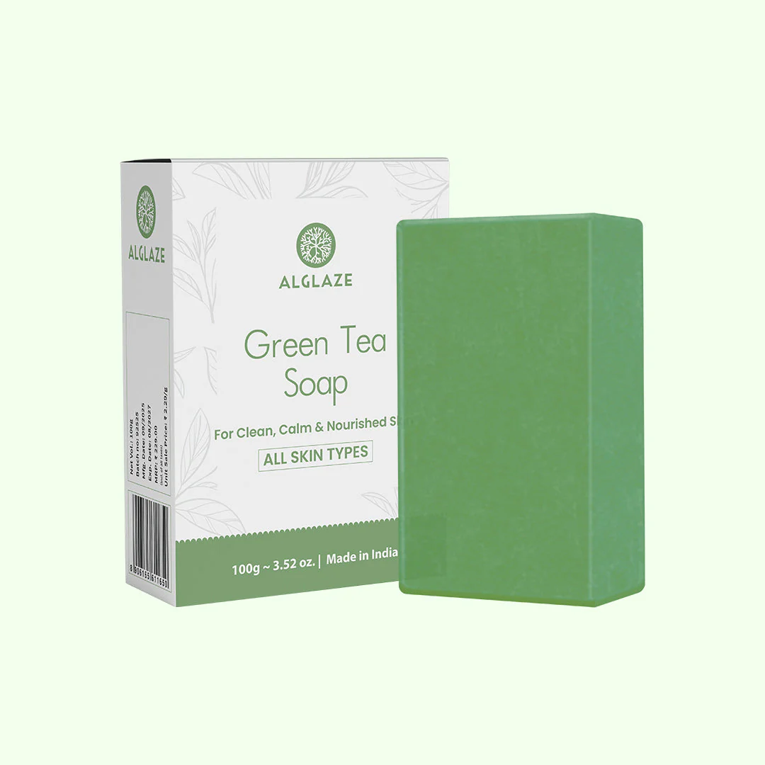 Green Tea Soap With Shea Butter & Jojoba Oil - Image 9