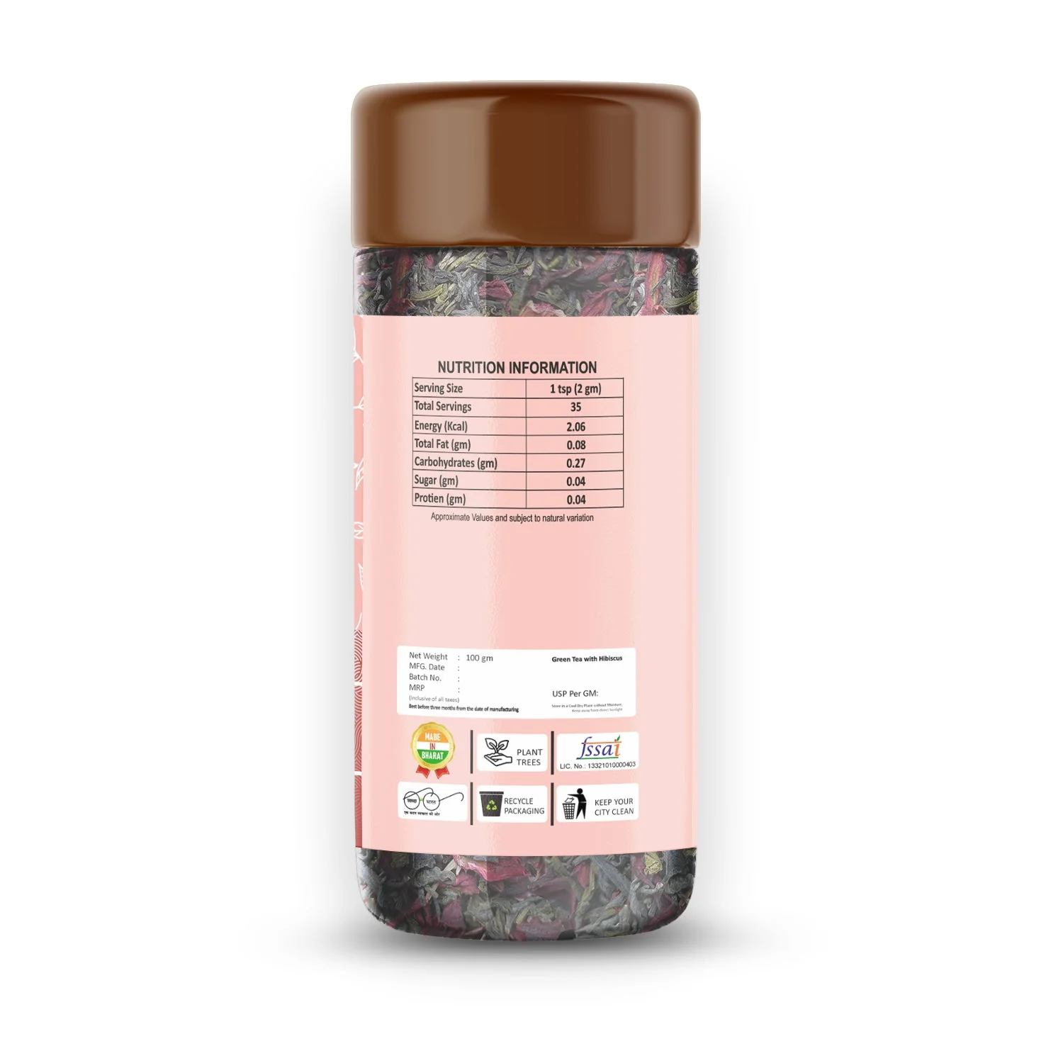 Green Tea With Hibiscus Tea - Image 5