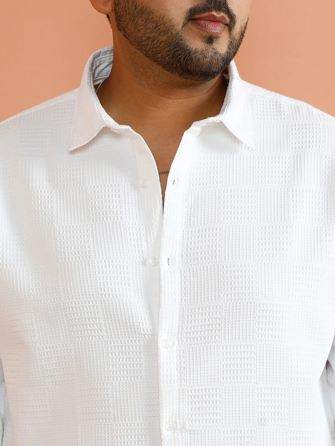 Grid-Block Tactile Shirt - Image 6