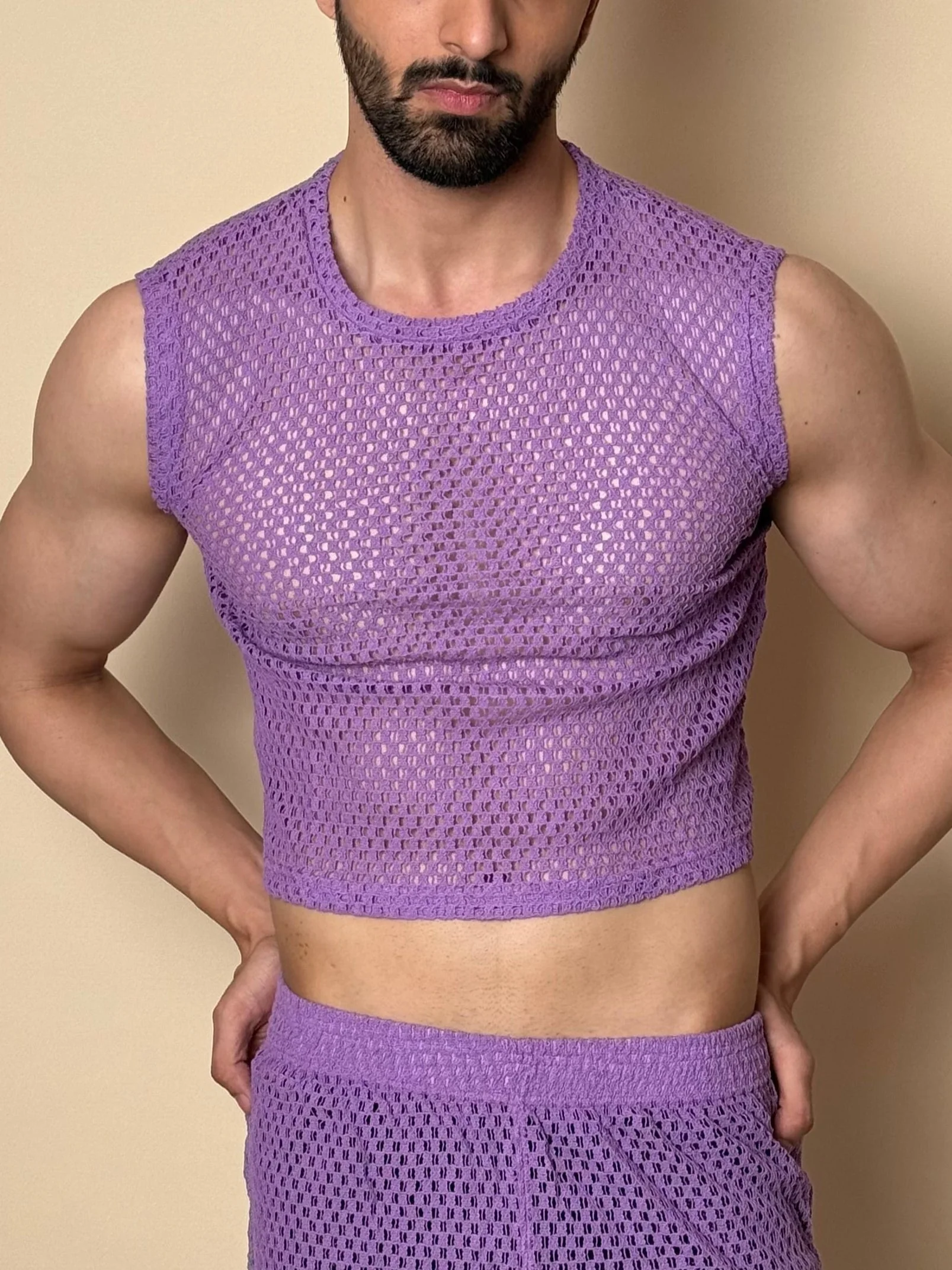 GridLoom Tank /Lavender - Image 3