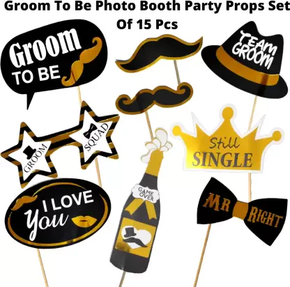 Groom To Be Photo-Booth Props  (Pack of 15) - Image 3