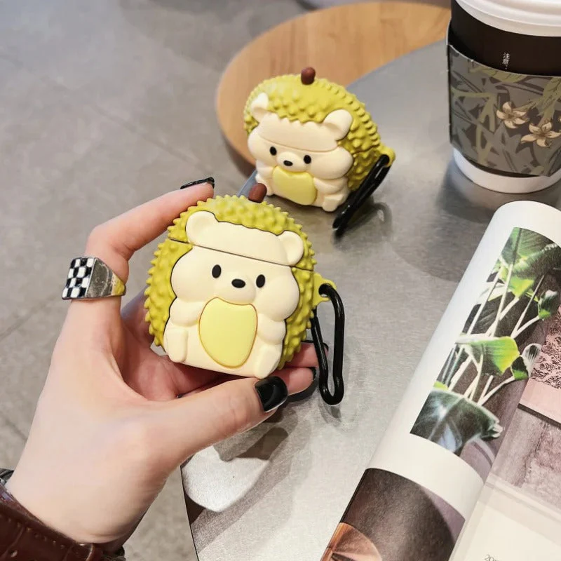 Groundhog Airpods Cover for Apple AirPods - Premium Silicone Case - Image 4