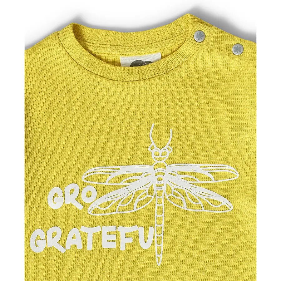 Grow Kind Unisex Waffle T-Shirt For Baby Boy - Image 5
