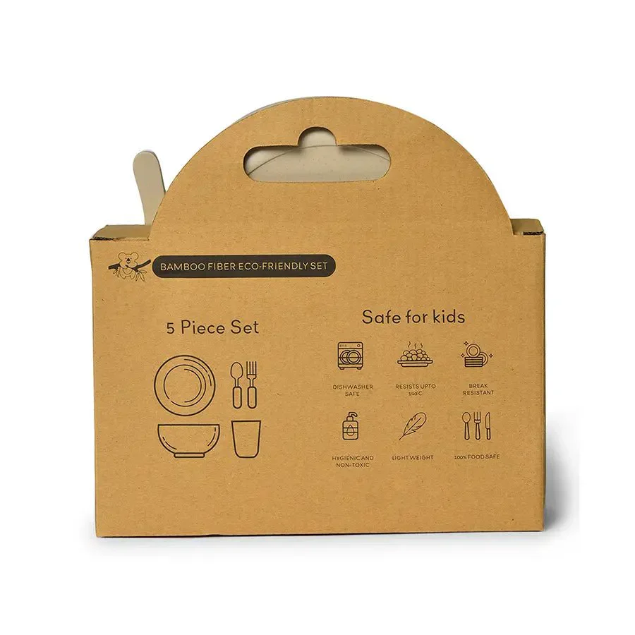 Grow Your Own Bamboo Dinnerware Set For Kids - Bunny - Image 8